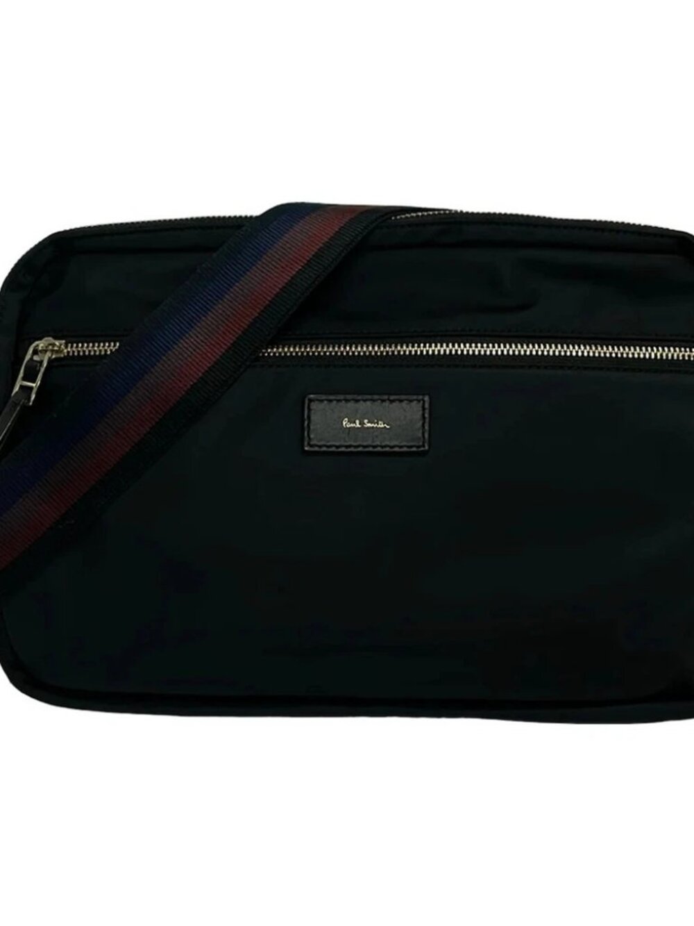 PaulSmith Black Nylon Shoulder Bag